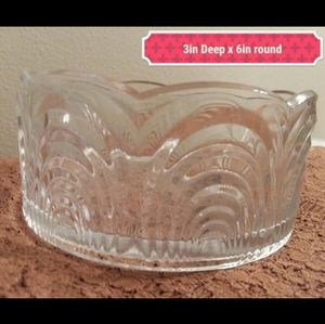 Glass Round Candy Dish